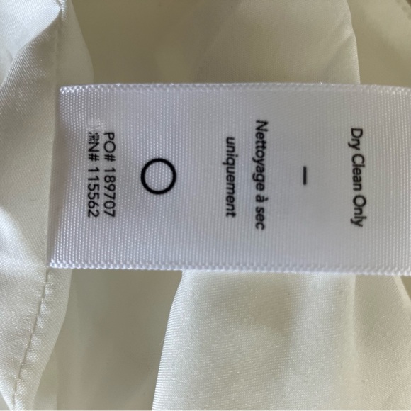 Likely Kelaya Bodycon Cocktail Dress Cream Ruffle Tulip Front Sleeveless Size 8 - Picture 13 of 13